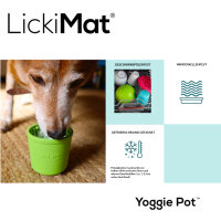 LickiMat Yoggie Pot grün