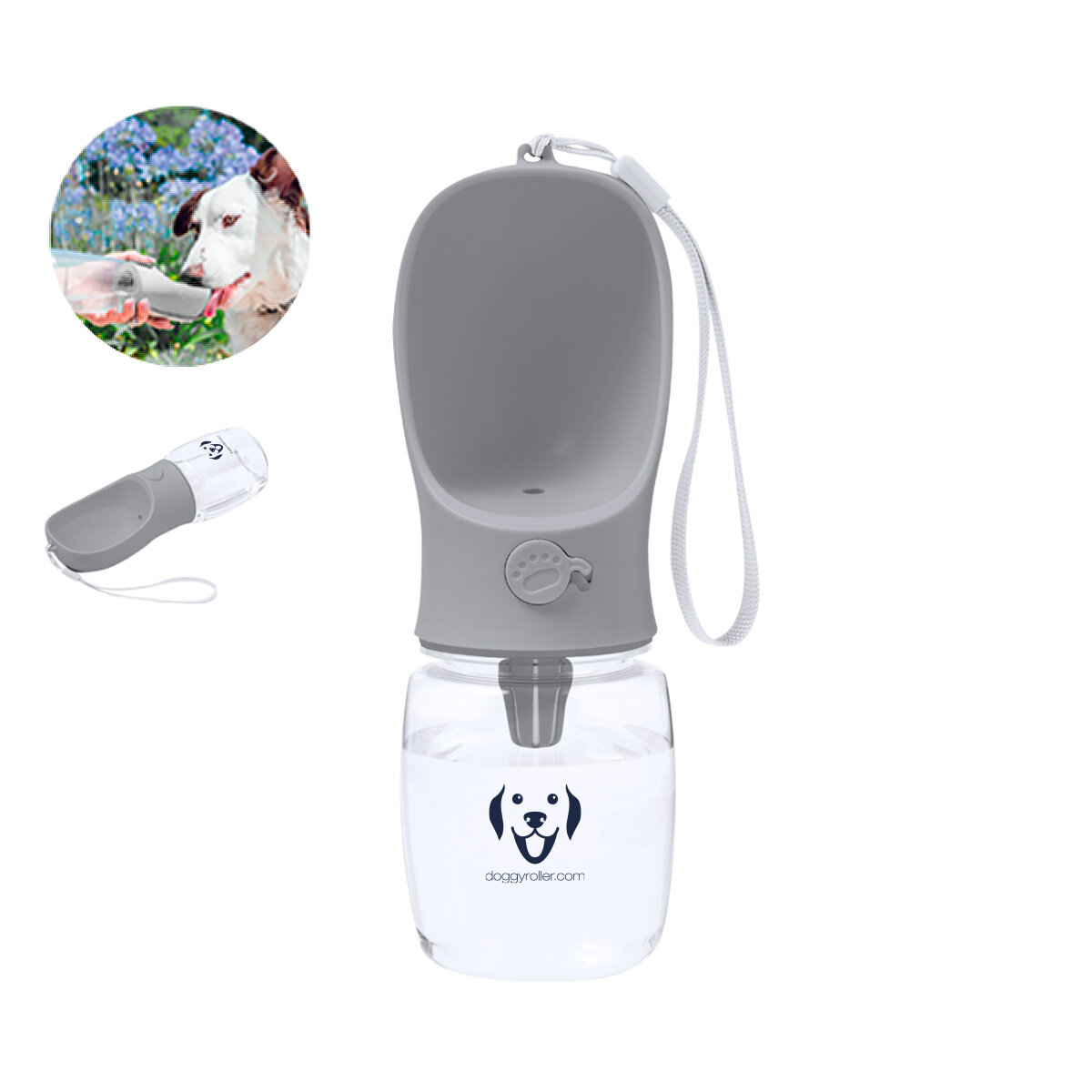 Tragbare HUNDETRINKFLASCHE 350ml  Ideal fr unterwegs, 15,90