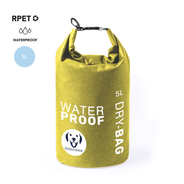 Waterproof Pet Food Bag Dry-Bag 5L yellow