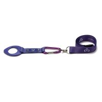 Doggyroller with carabiner-holder and lanyard purple
