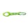Doggyroller with carabiner & holder green