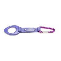 Doggyroller with carabiner & holder purple