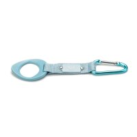 Doggyroller with carabiner & holder turquoise