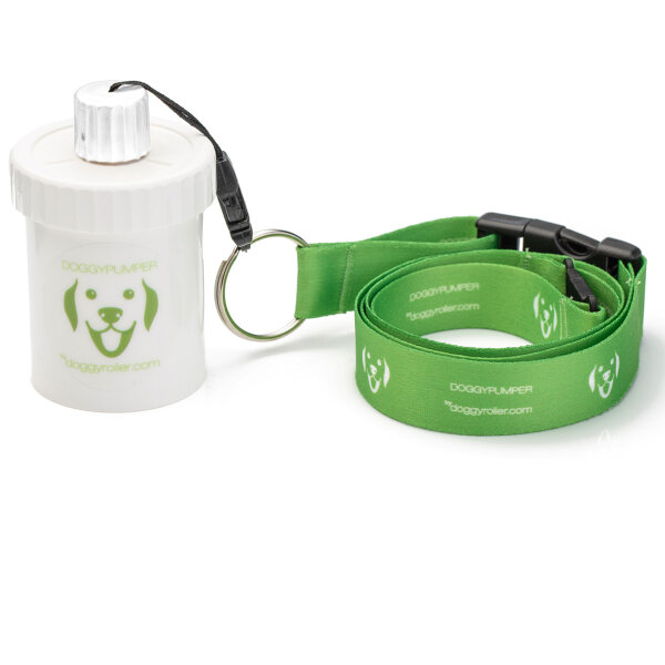 Doggypumper with lanyard green