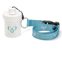 Doggypumper with lanyard turquoise