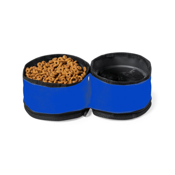 Dogs water and food bowl blue