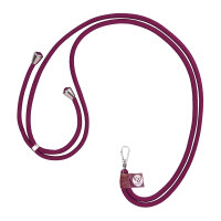 Doggytube pink with XL cord strap berry