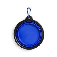 Foldable Water and Food Bowl for Dogs blue