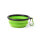 Foldable Water and Food Bowl for Dogs green